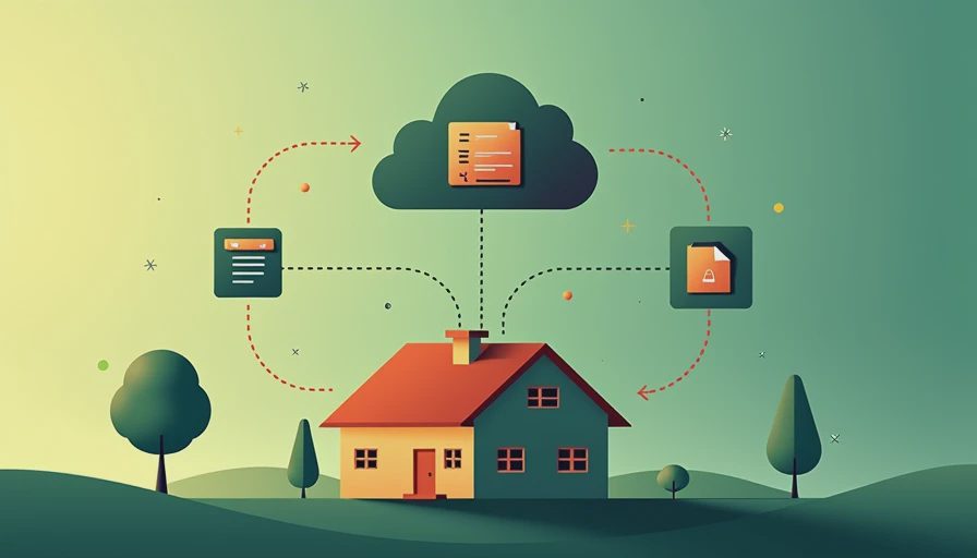 Illustration for free cloud storage