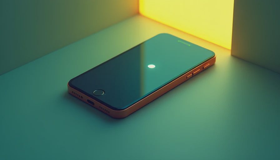 Illustration for white mark on phone screen