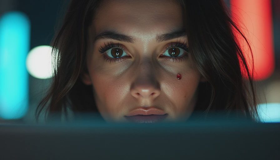 Visual context for black spot on computer screen